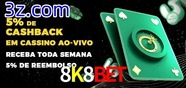 Promoções do cassino ao Vivo 8K8BET